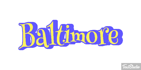 Baltimore Text effect