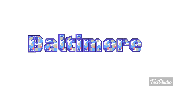 Baltimore Text effect