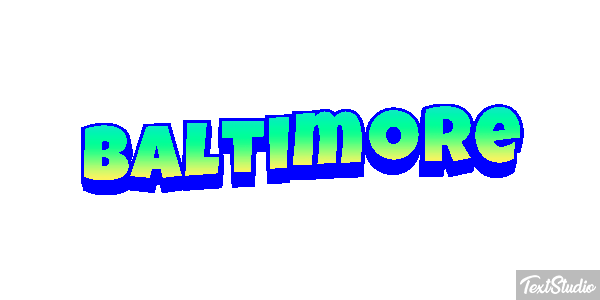 Baltimore Text effect
