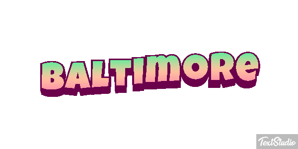 Baltimore Text effect