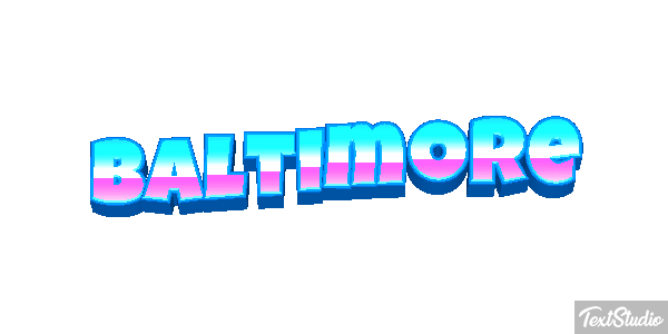 Baltimore Text effect