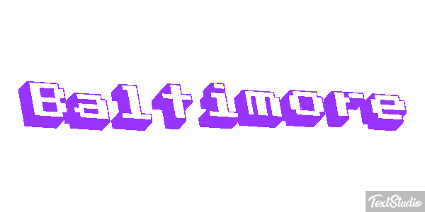 Baltimore Text effect