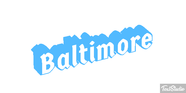 Baltimore Text effect