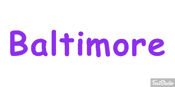 Baltimore Text effect