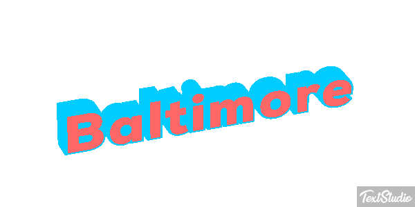 Baltimore Text effect
