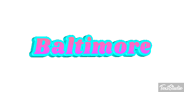Baltimore Text effect