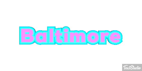 Baltimore Text effect