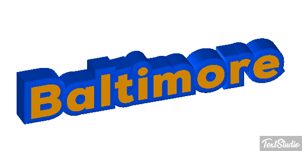 Baltimore Text effect