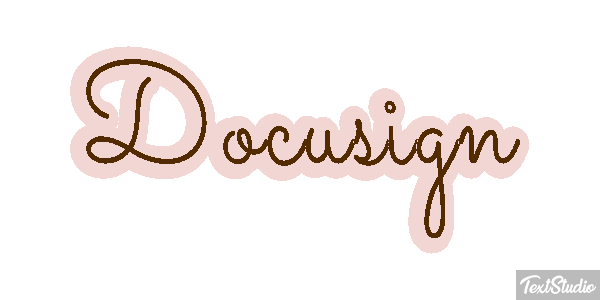 Docusign Tekst effect