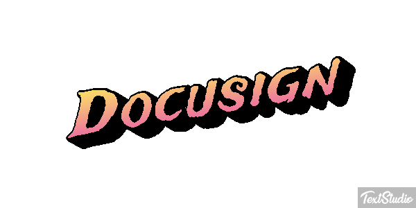Docusign Tekst effect