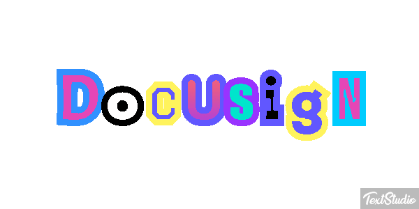 Docusign Tekst effect