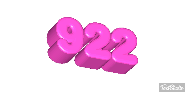 922 Effet de texte