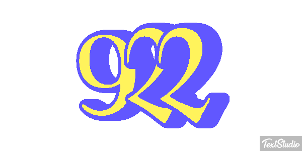 922 Effet de texte