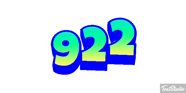 922 Effet de texte