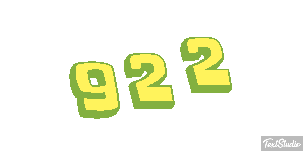 922 Effet de texte