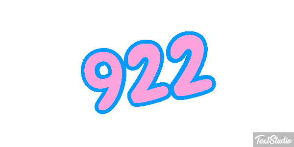 922 Effet de texte