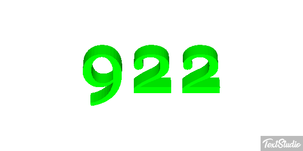 922 Effet de texte