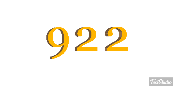 922 Effet de texte