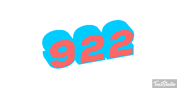 922 Effet de texte