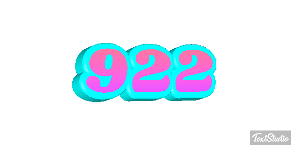 922 Effet de texte