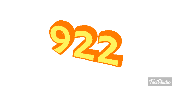 922 Effet de texte