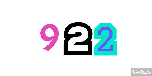 922 Effet de texte