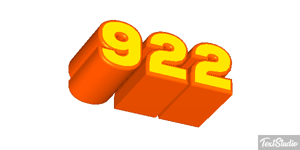 922 Effet de texte