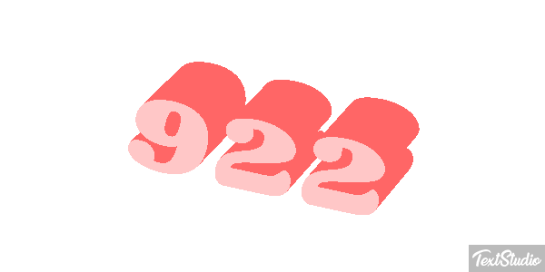 922 Effet de texte