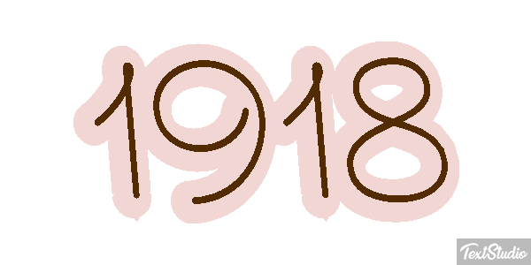 1918 Effet de texte