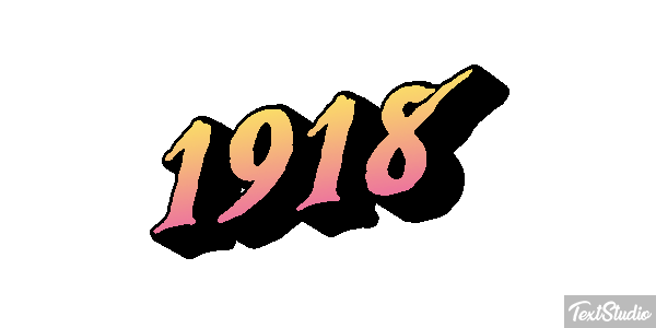 1918 Effet de texte