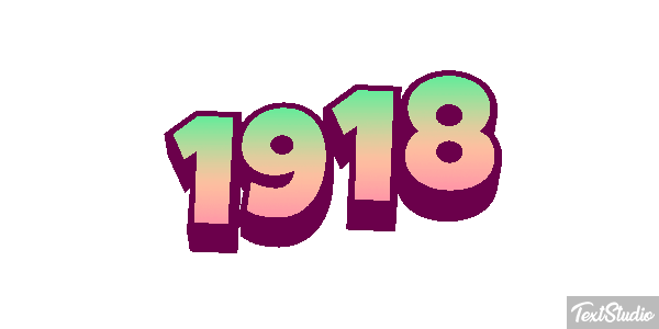 1918 Effet de texte
