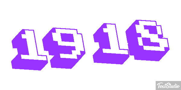 1918 Effet de texte