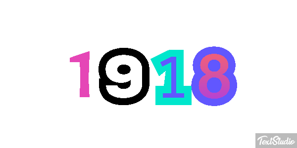 1918 Effet de texte