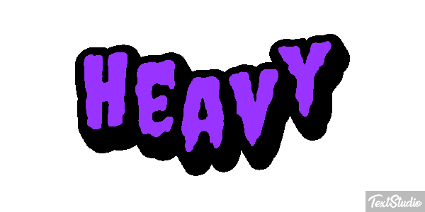 Heavy Text effect