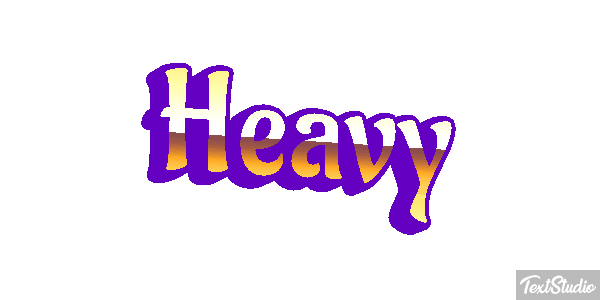 Heavy Text effect