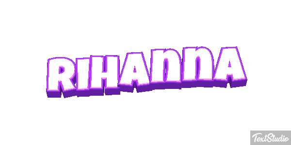 Rihanna Текстовый эффект
