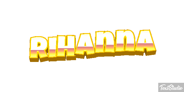 Rihanna Текстовый эффект