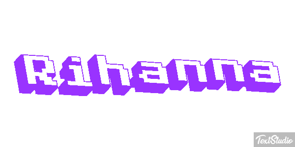 Rihanna Текстовый эффект