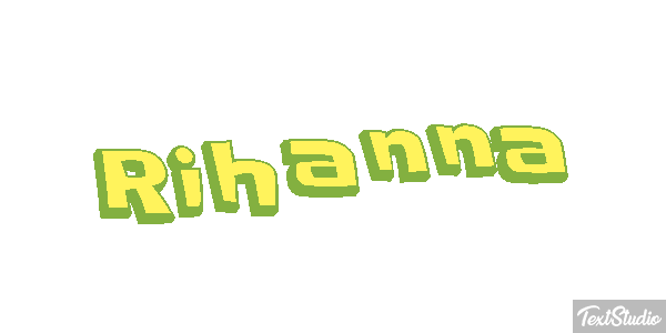 Rihanna Текстовый эффект