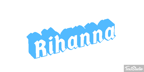 Rihanna Текстовый эффект