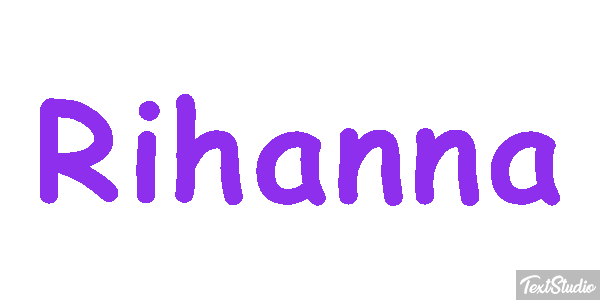 Rihanna Текстовый эффект