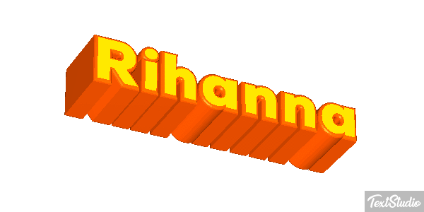 Rihanna Текстовый эффект