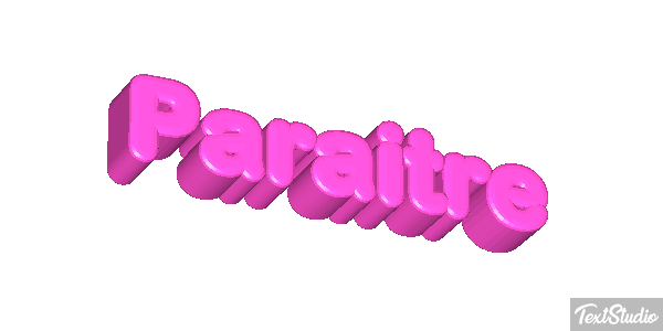 Paraître Effet de texte