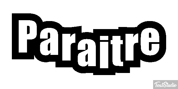 Paraître Effet de texte