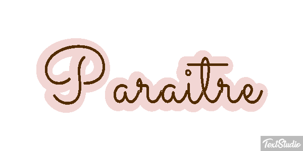 Paraître Effet de texte