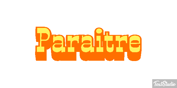 Paraître Effet de texte