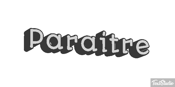 Paraître Effet de texte