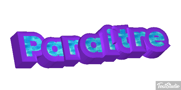 Paraître Effet de texte