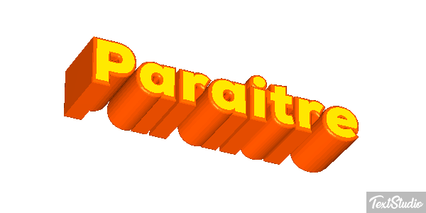 Paraître Effet de texte