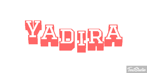 Yadira Efecto de texto